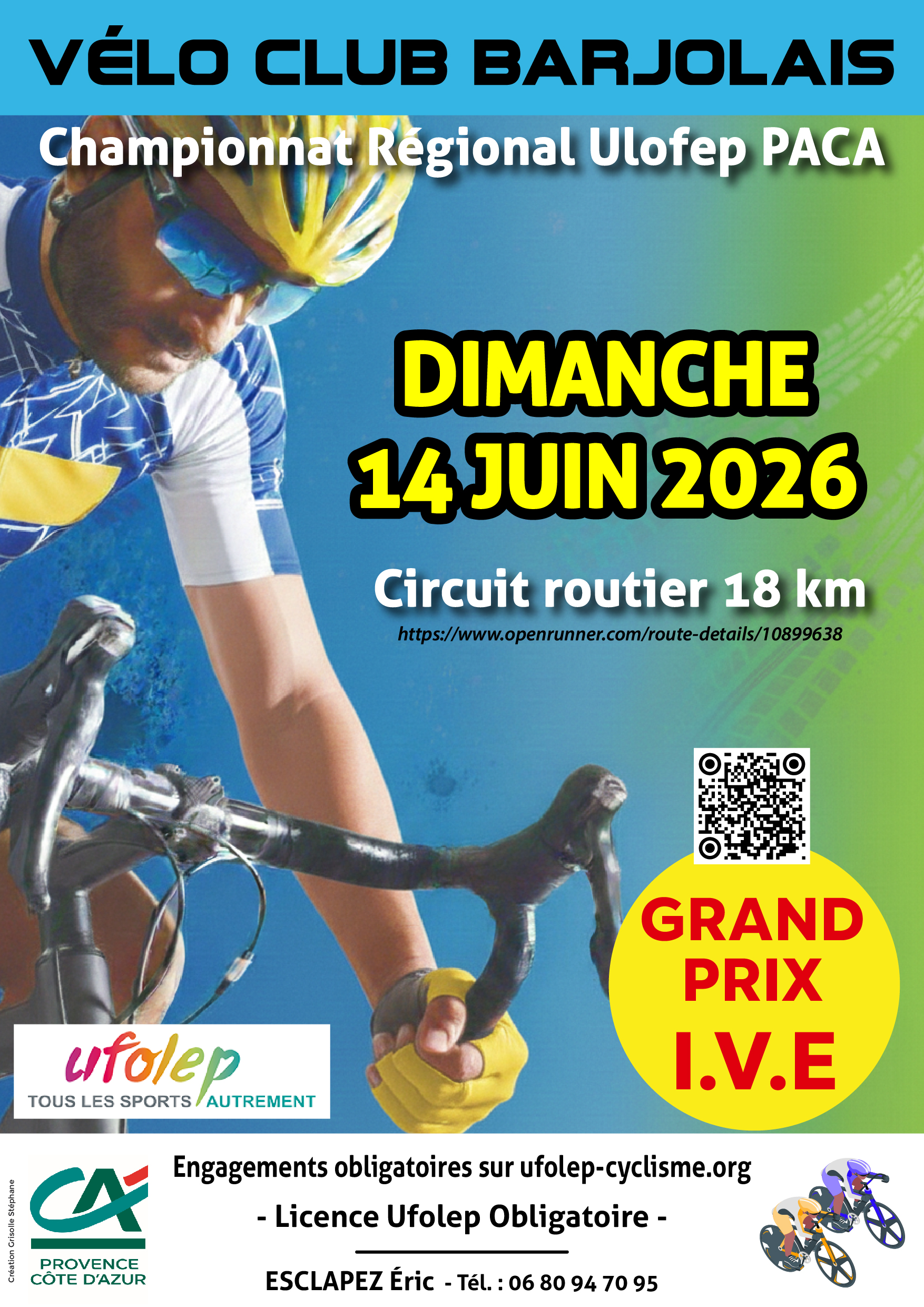 Grand Prix I.V.E 2026, Championnat régional UFOLEP PACA