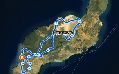 iles canaries (playa janubio timanfaya caleta playa blanca