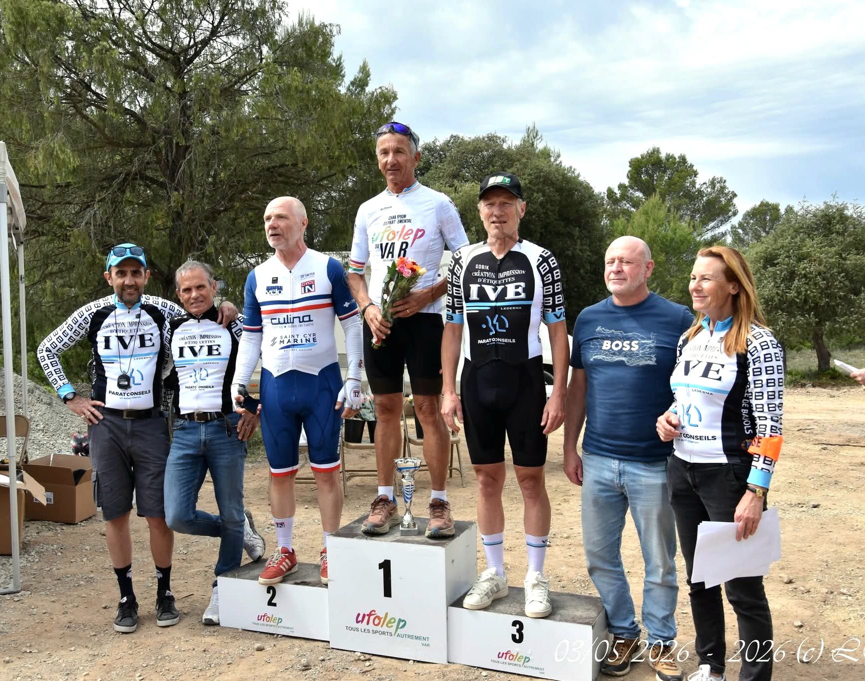 12ème Grand Prix Cycliste de  Saint Julien le Montagnier. Souvenir Franco Biamonti