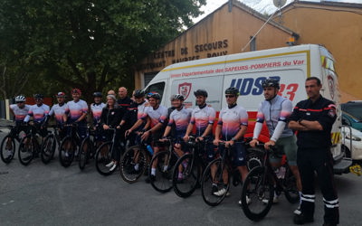 Défi-vélo des sapeurs-pompiers Varois Cotignac- Le Mans 2025